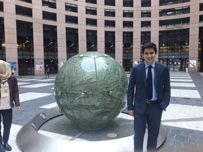 Asier at the European Parliament